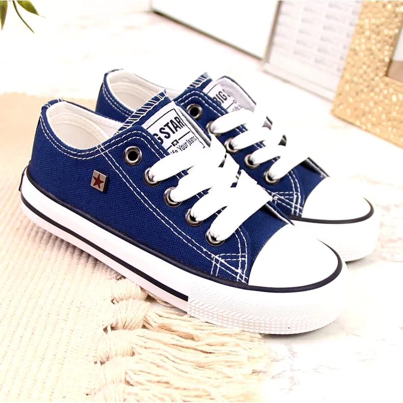 Children's Sneakers Big Star Navy Blue FF374202