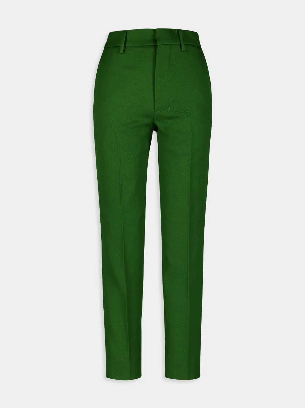 Cigarette Fit Emerald Trousers