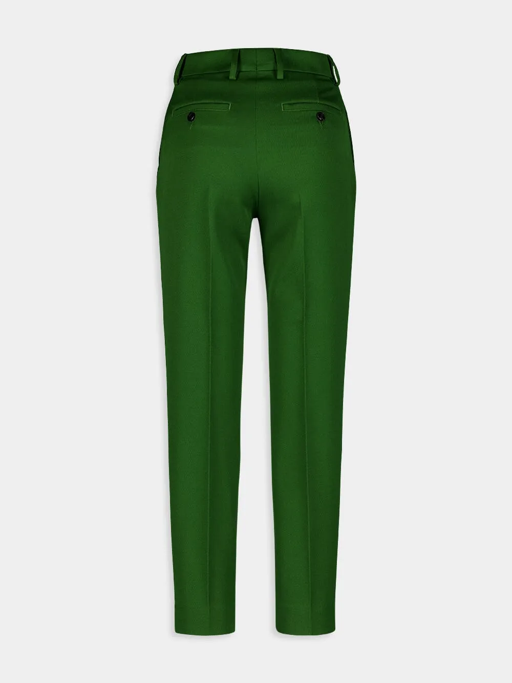 Cigarette Fit Emerald Trousers