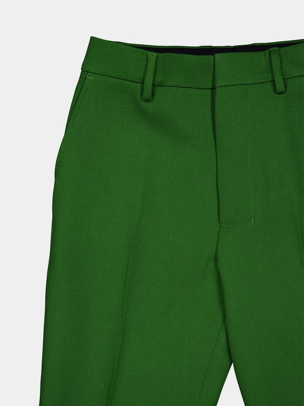 Cigarette Fit Emerald Trousers