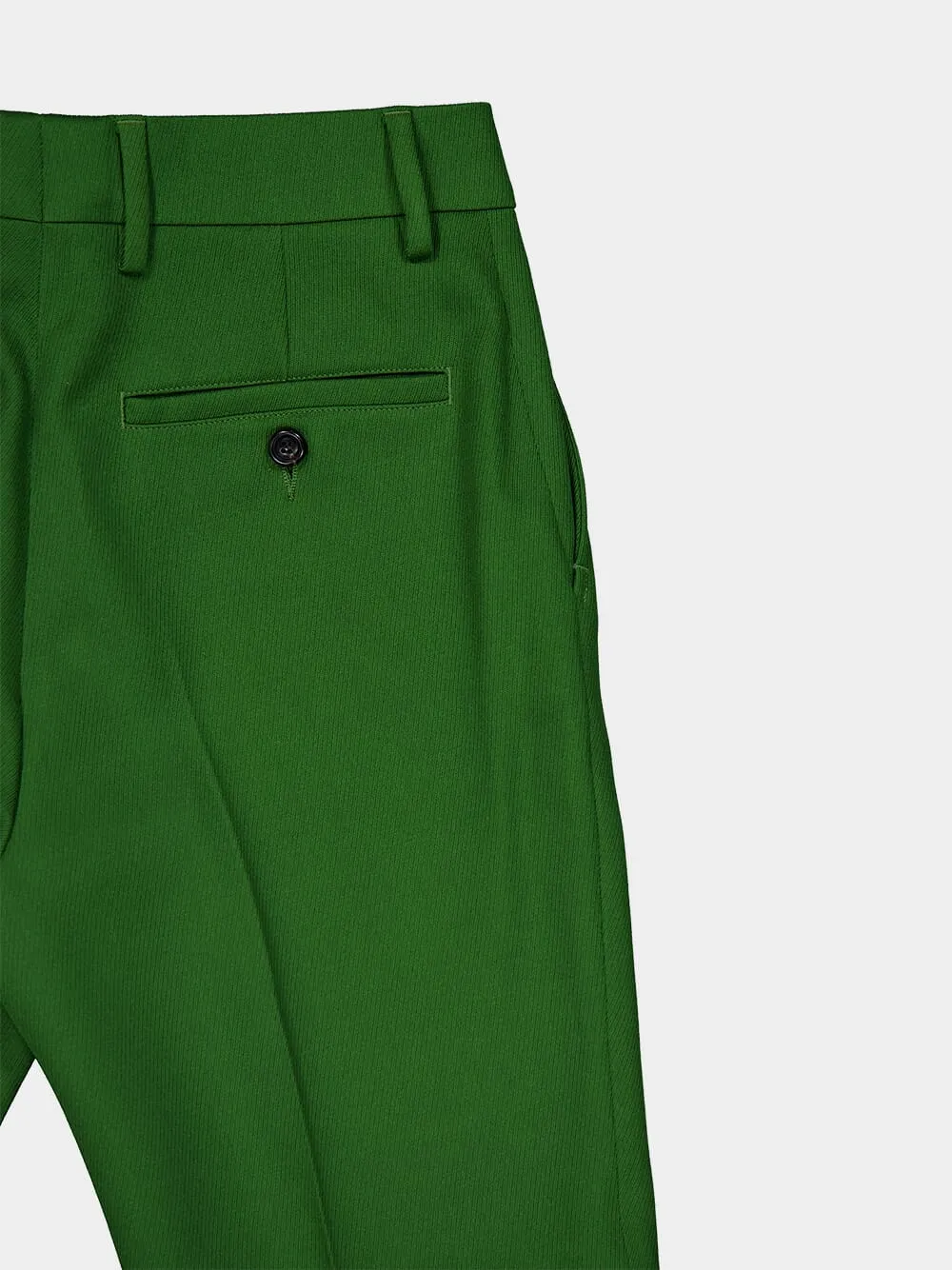 Cigarette Fit Emerald Trousers