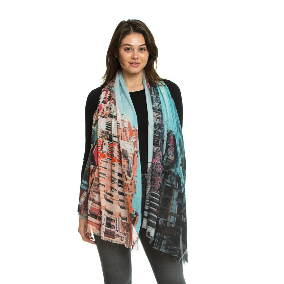 Cityscape Venice Scarf