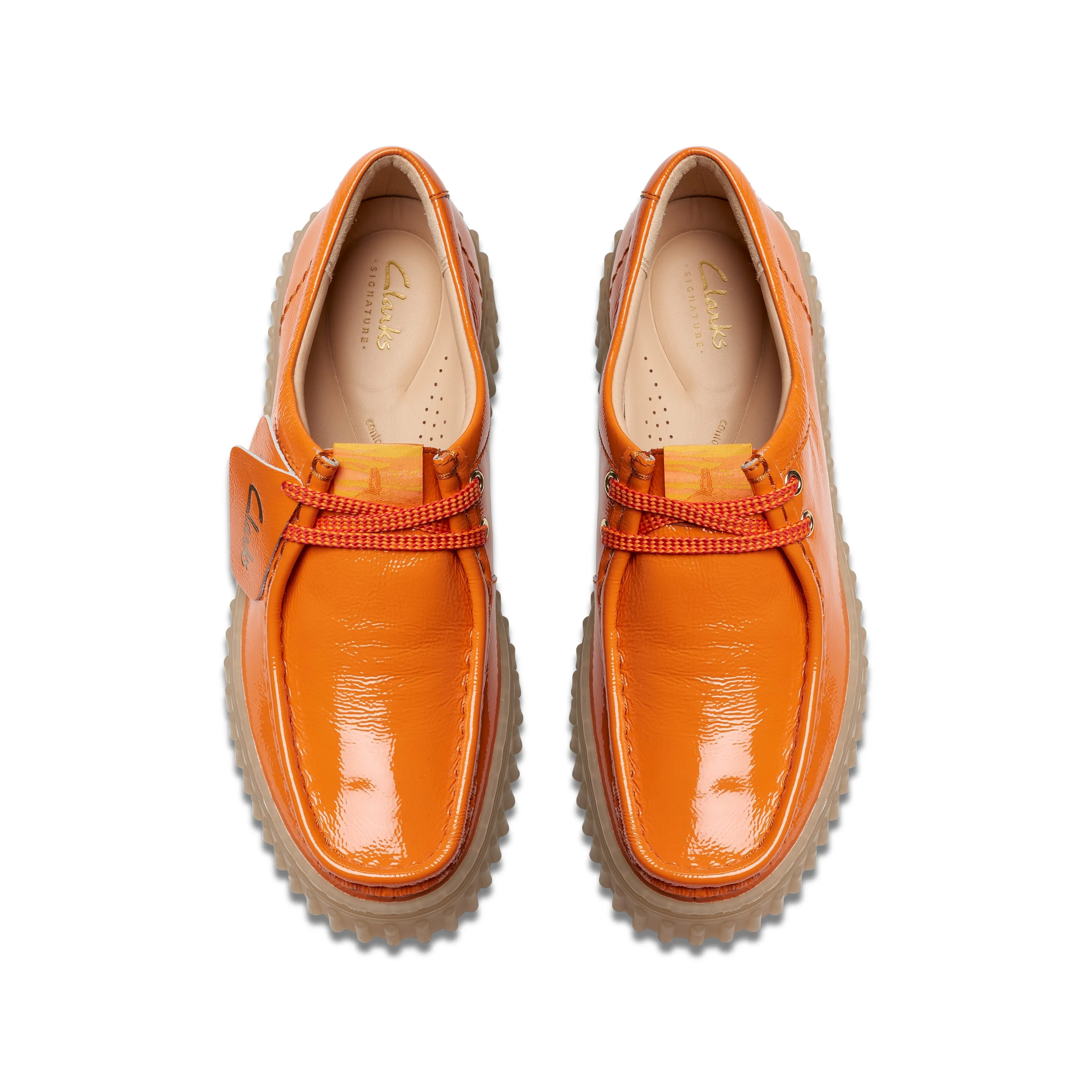 CLARKS | ZAPATOS CASUAL MUJER | TORHILL BEE ORANGE PATENT | NARANJA