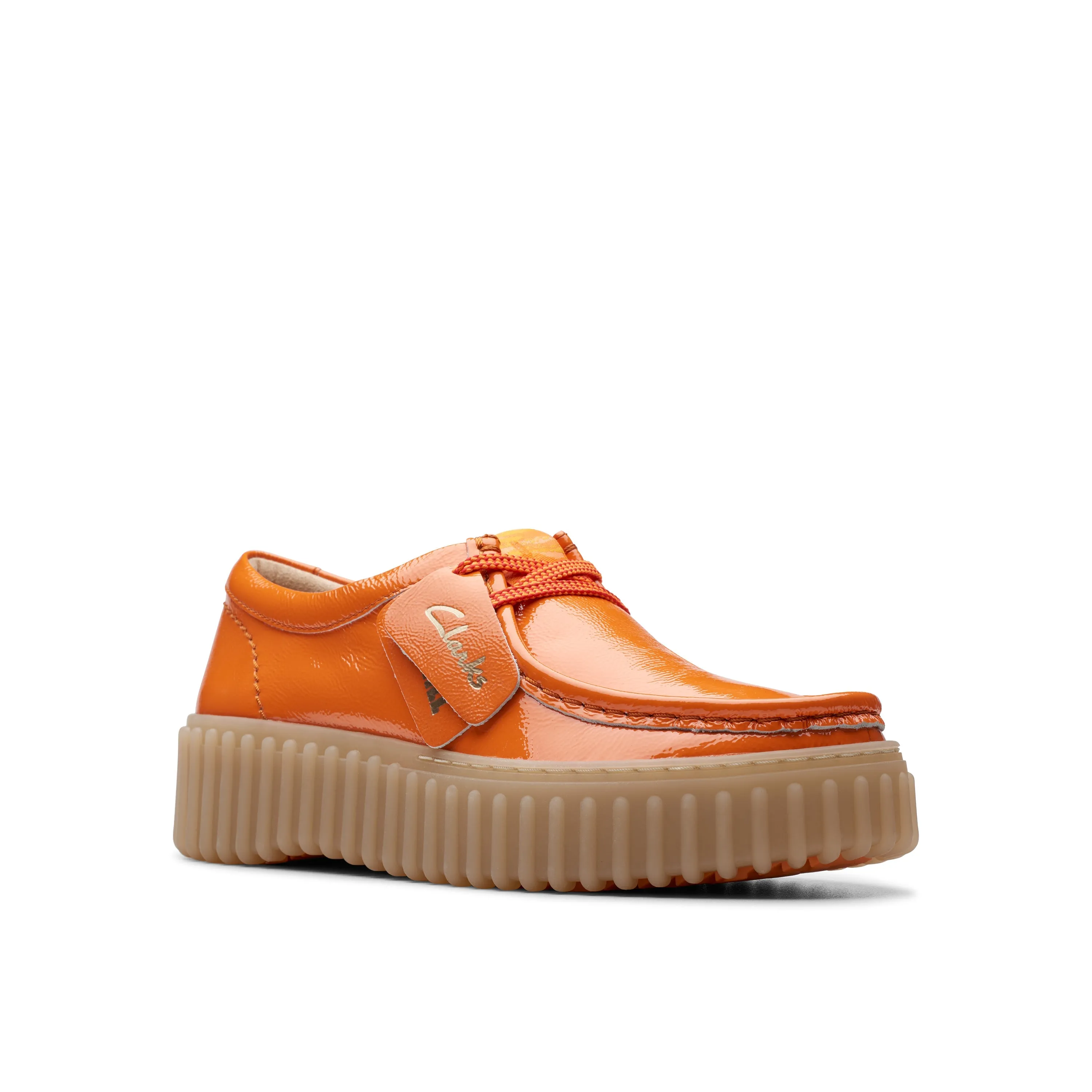 CLARKS | ZAPATOS CASUAL MUJER | TORHILL BEE ORANGE PATENT | NARANJA