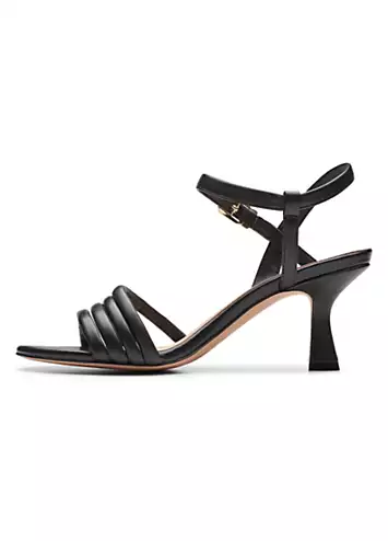 Clarks Black Leather Amali May Sandals | Kaleidoscope