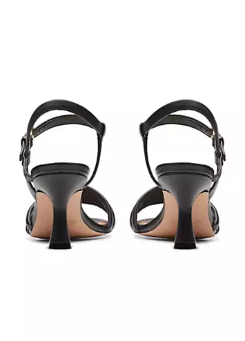 Clarks Black Leather Amali May Sandals | Kaleidoscope