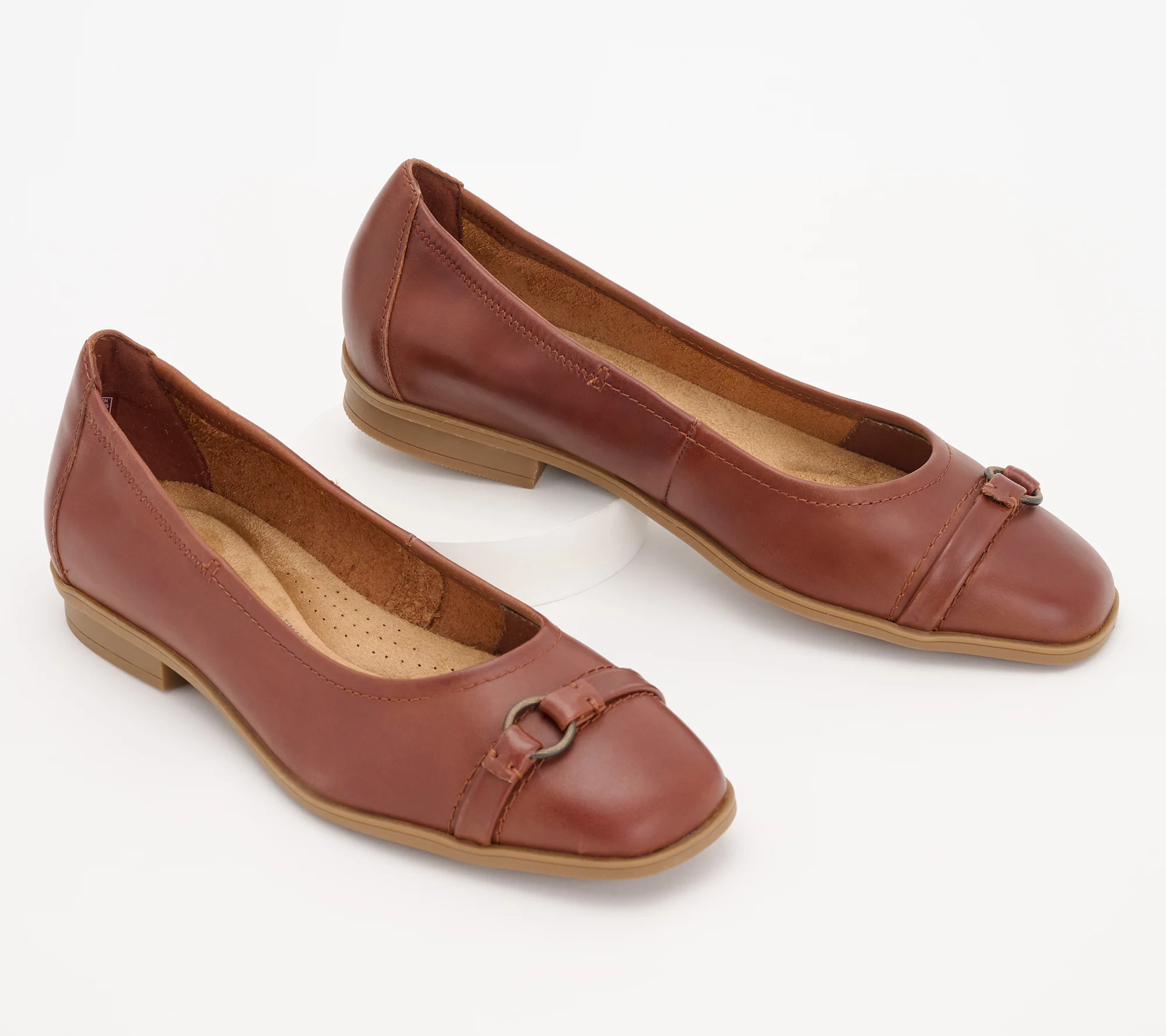 Clarks Collection Leather Flat - Lyrical Sky