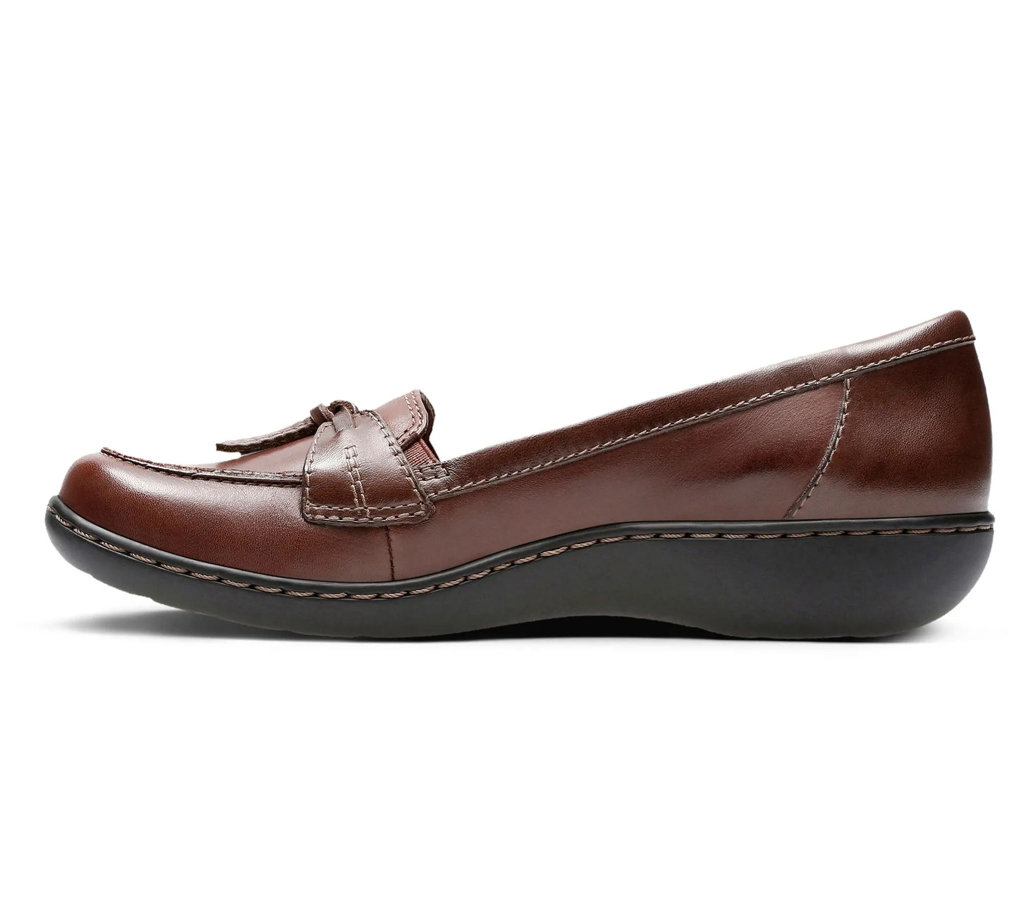 Clarks Collection Leather Slip On Loafer - Ashland Bubble