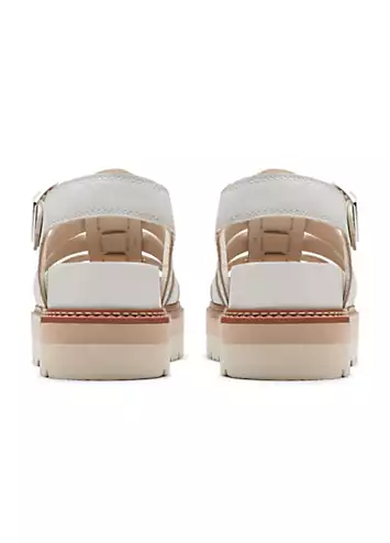 Clarks Off White Lea Orianna Twist Sandals | Grattan