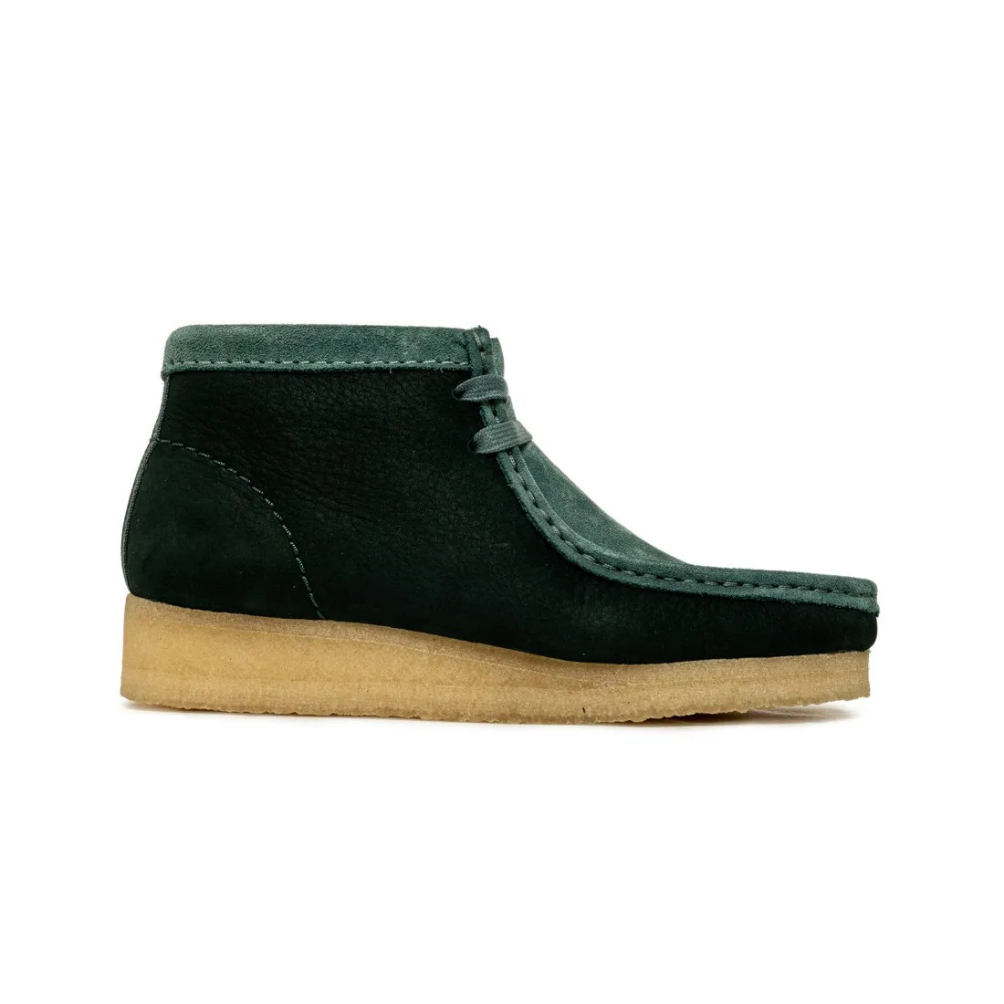 Clarks Women Wallabee Boot Teal Combi (green / teal)