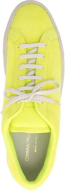 Common Projects Achilles suede sneakers Yellow