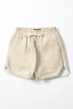 CRINKLED TAILORED SHORT