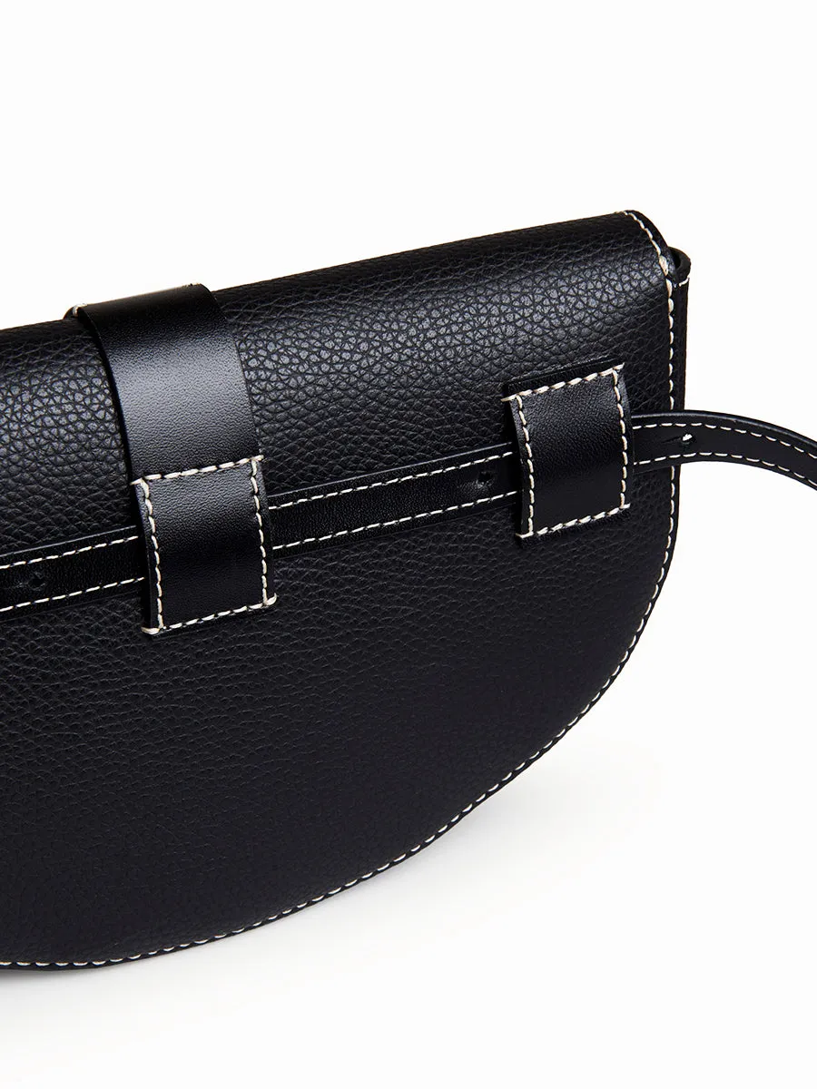 Darryl Belt Bag in Grained and Smooth Calfskin