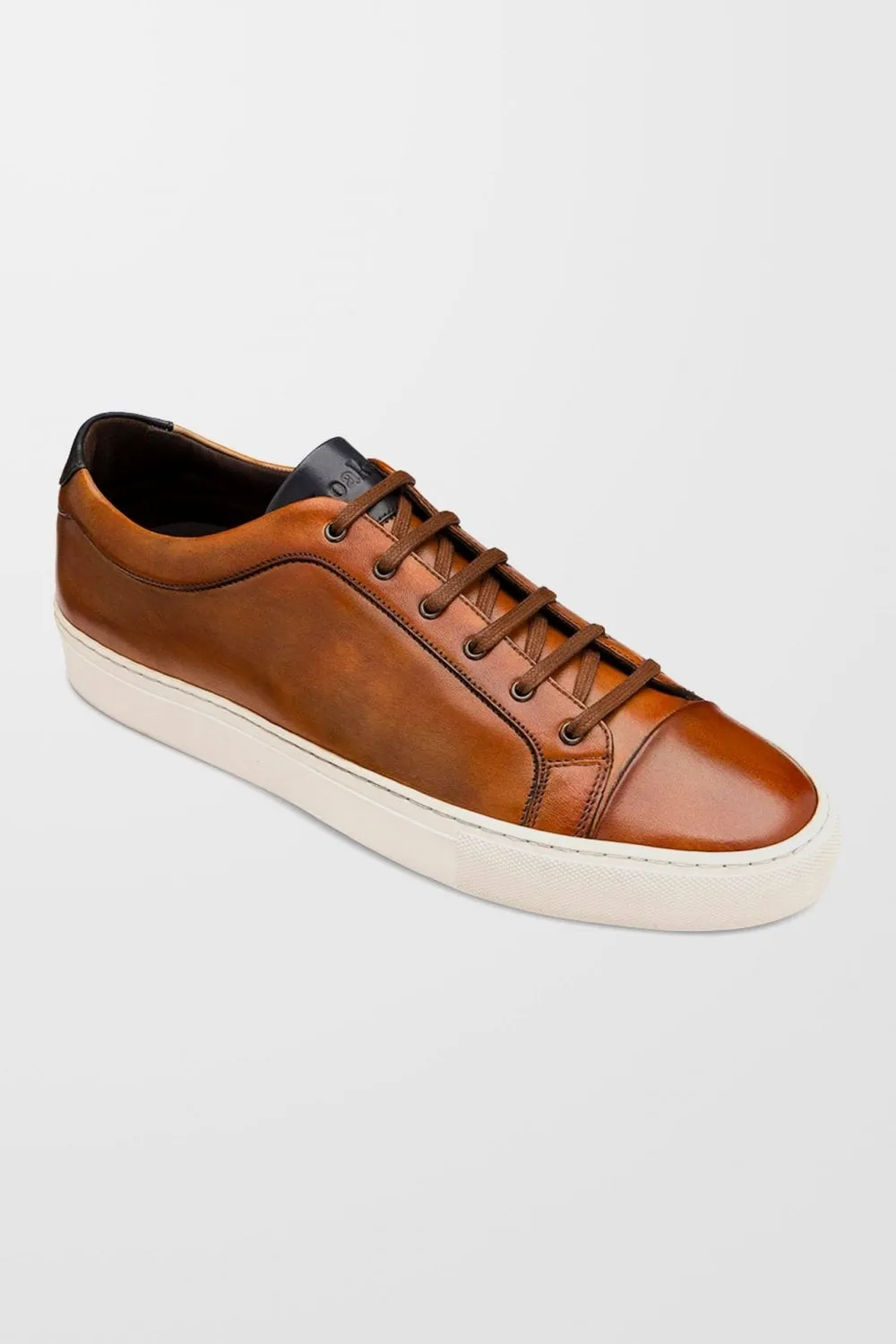 Dash Leather Trainers (in Chestnut)