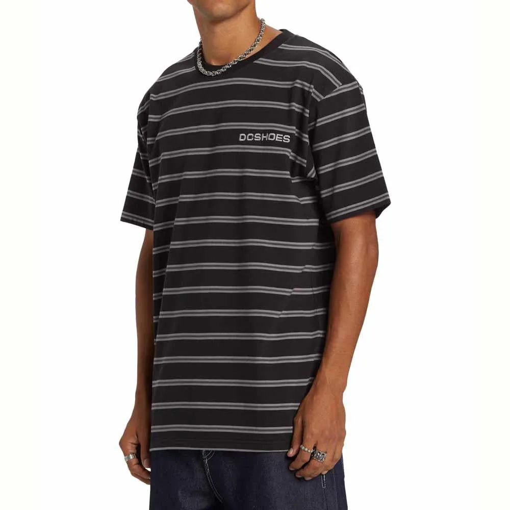 DC Shoes Upstate Stripe T-Shirt Black