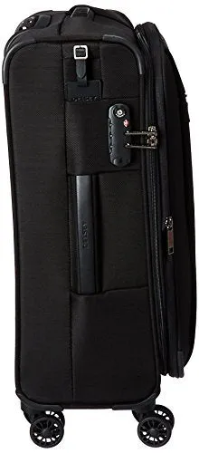 Delsey Luggage Montmartre 4 Wheel 21 Carry Exp Softside Lug, Black