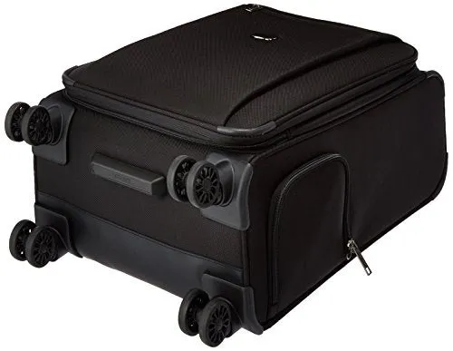 Delsey Luggage Montmartre 4 Wheel 21 Carry Exp Softside Lug, Black