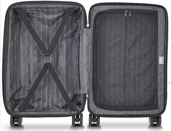 Delsey Paris Jessica 3 Piece Set Hardside Expandable Luggage with Spinner Wheels  