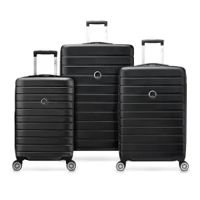 Delsey Paris Jessica 3 Piece Set Hardside Expandable Luggage with Spinner Wheels  