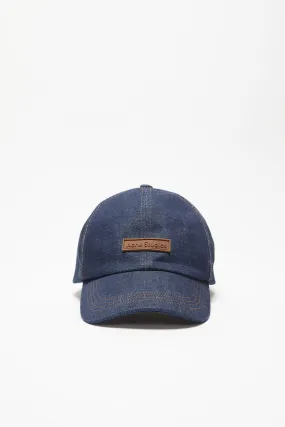 Denim baseball cap