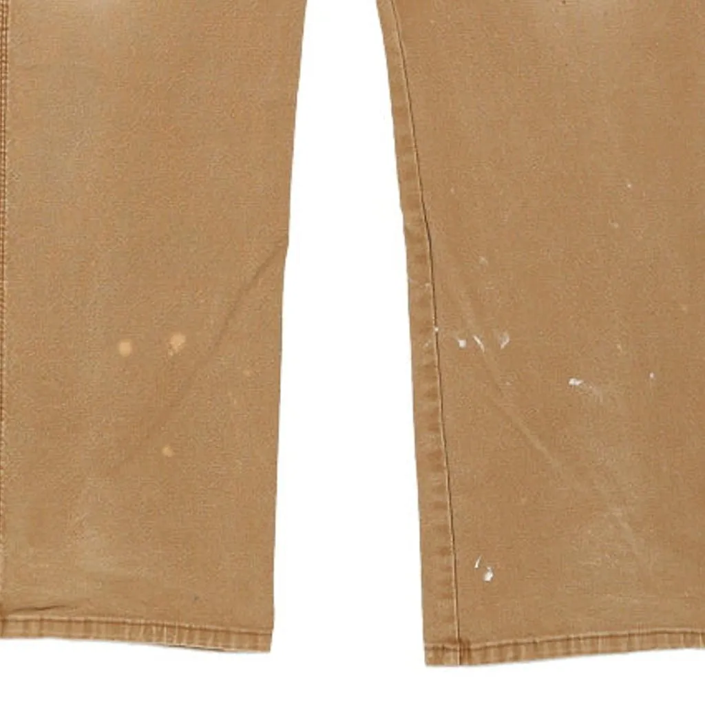 Dickies Carpenter Trousers - 38W 32L Beige Cotton