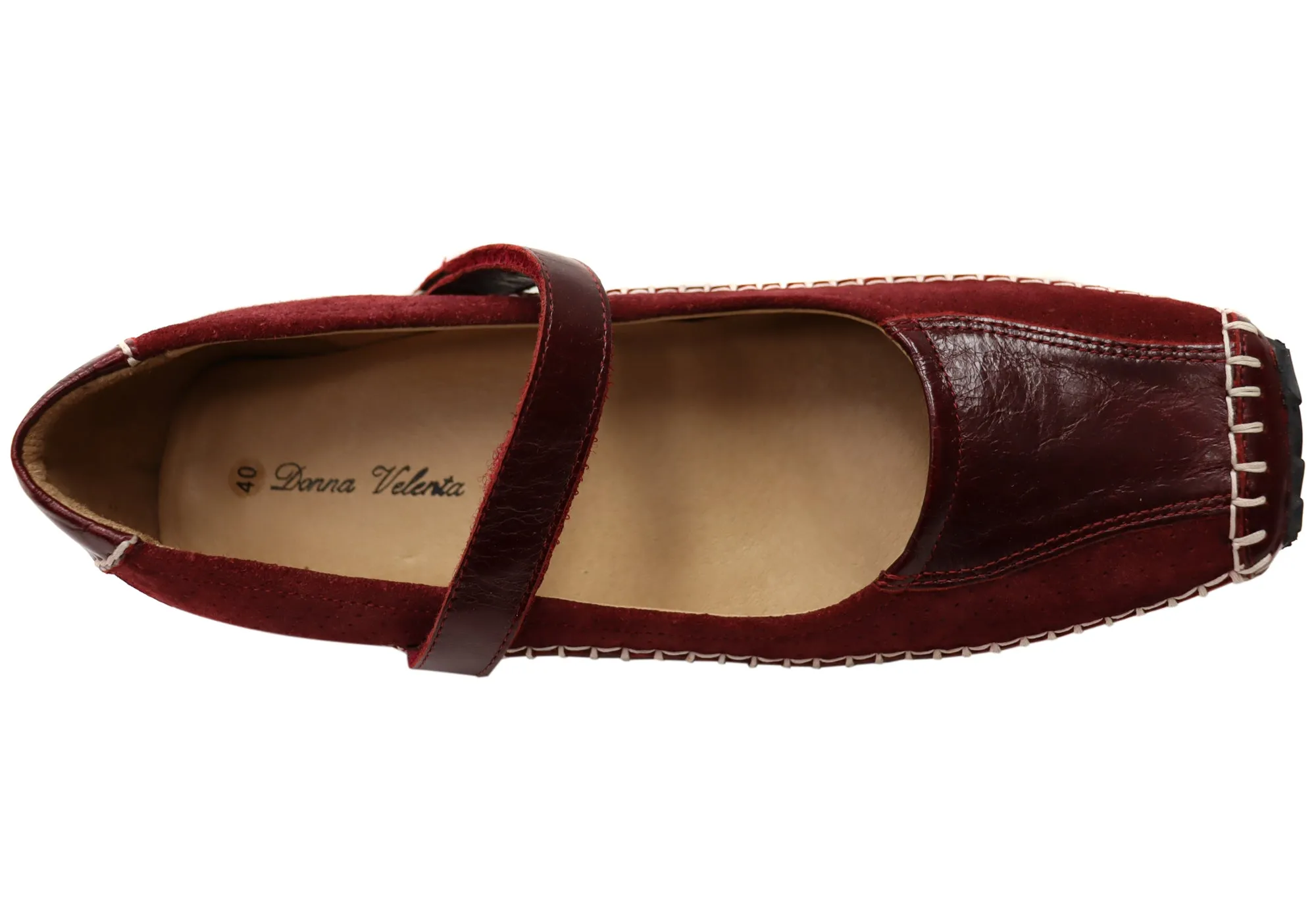 Donna Velenta Libby Womens Comfortable Leather Shoes