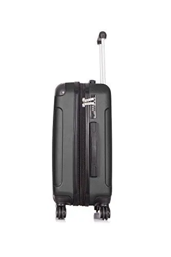 Dukap Luggage Intely Hardside Spinner 20'' Inches Carry-On With Usb Port - Black