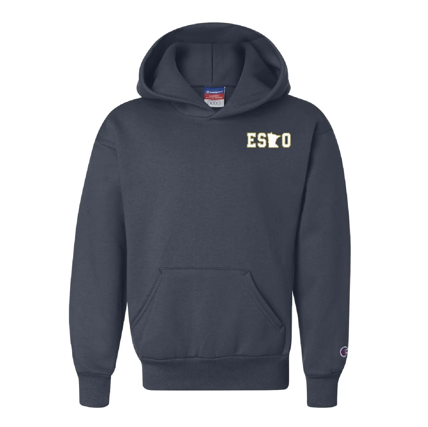 Esko Logo Champion Youth Powerblend Pullover Hooded Sweatshirt