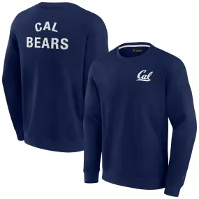 Fanatics Cal Bears Unisex Navy Super Soft Pullover Crew Sweatshirt