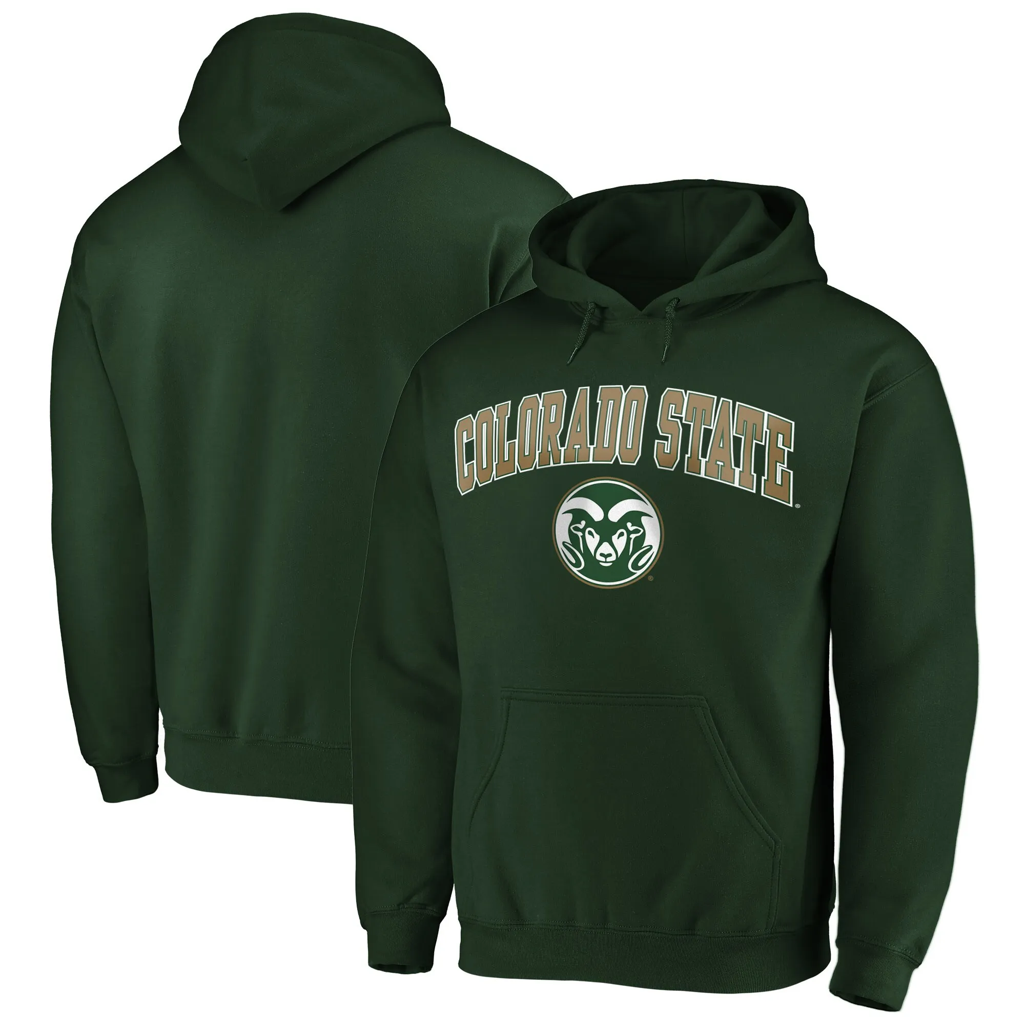 Fanatics Colorado State Rams Green Campus Pullover Hoodie