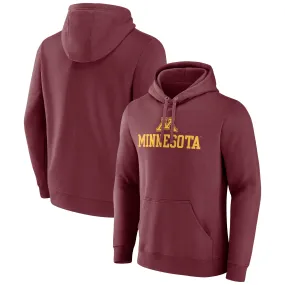 Fanatics  Minnesota Golden Gophers Maroon Team Lockup Pullover Hoodie