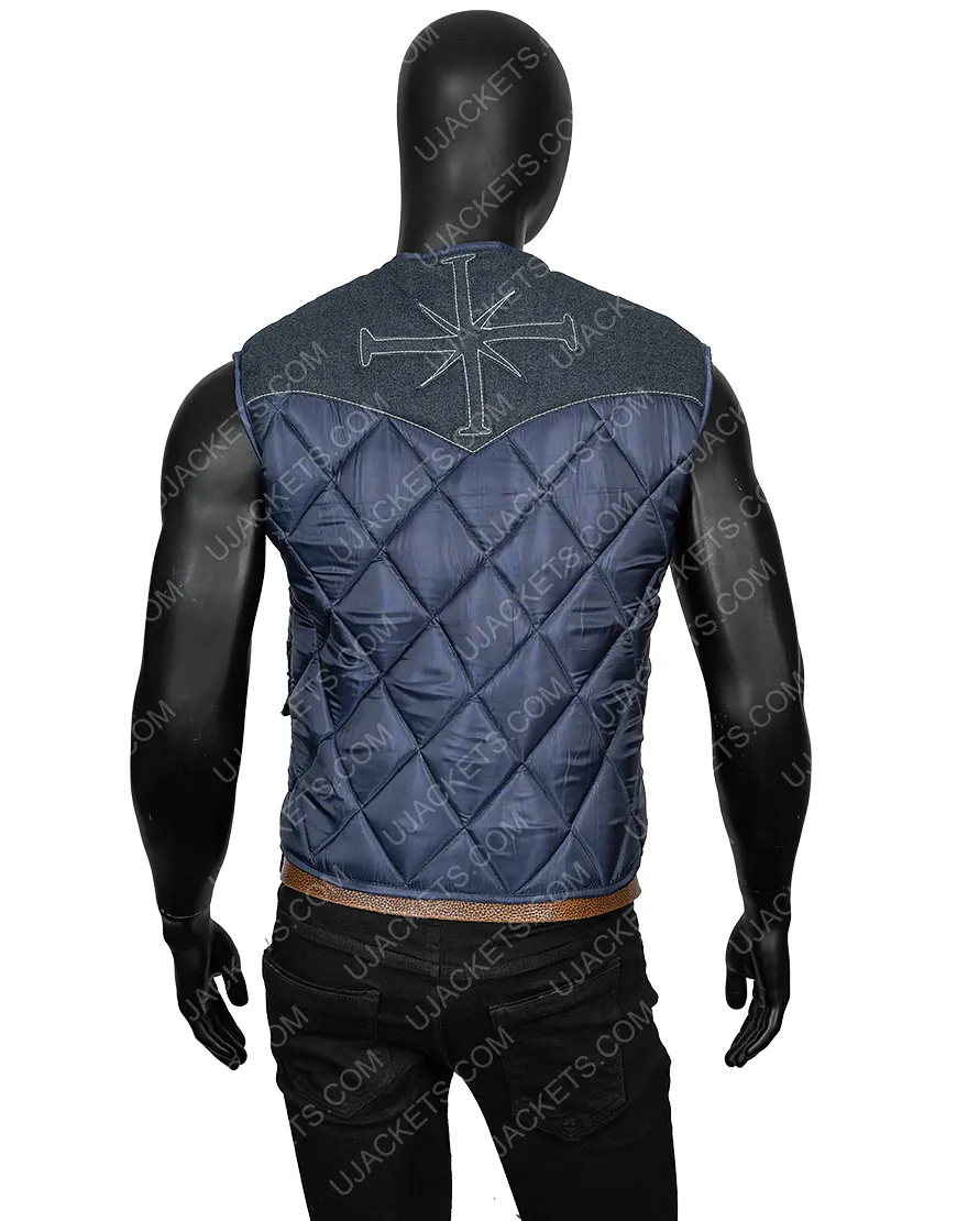 Far Cry 5 Joseph Seed Vest | The Father Quilted Leather Vest | 50% OFF!!