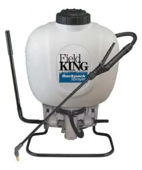 Field King Backpack Sprayer - 4 Gallon Tank