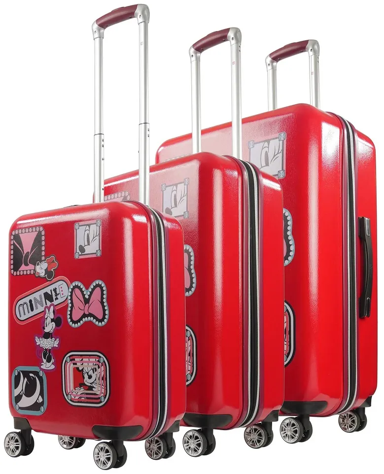 Ful Disney Minnie Mouse Travel Patch 3-Piece Luggage Set 