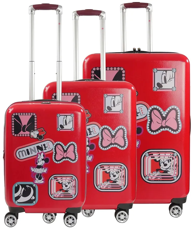 Ful Disney Minnie Mouse Travel Patch 3-Piece Luggage Set 