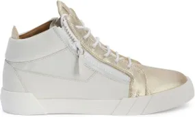 Giuseppe Zanotti high-top leather zip-up sneakers White