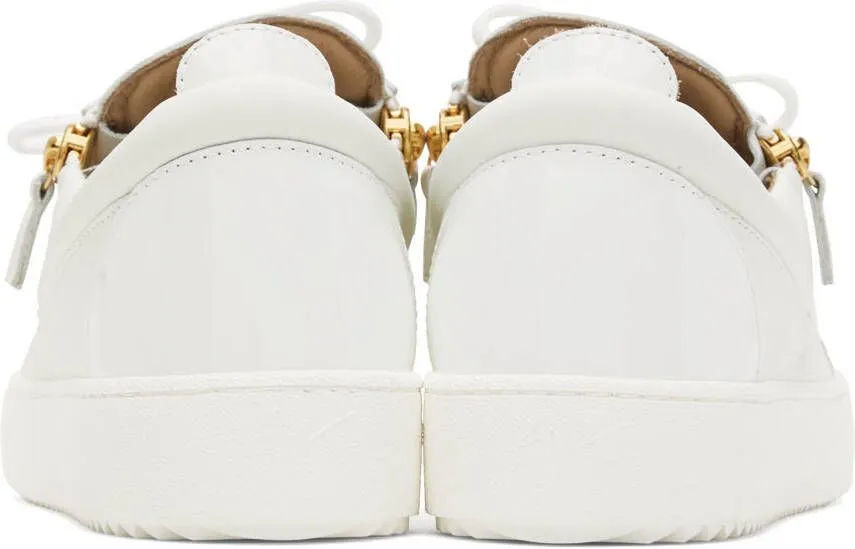 Giuseppe Zanotti White Frankie Sneakers