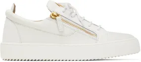 Giuseppe Zanotti White Frankie Sneakers