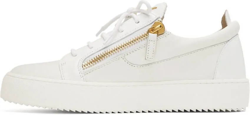 Giuseppe Zanotti White Frankie Sneakers