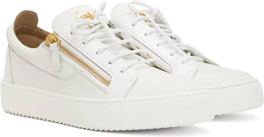 Giuseppe Zanotti White Frankie Sneakers