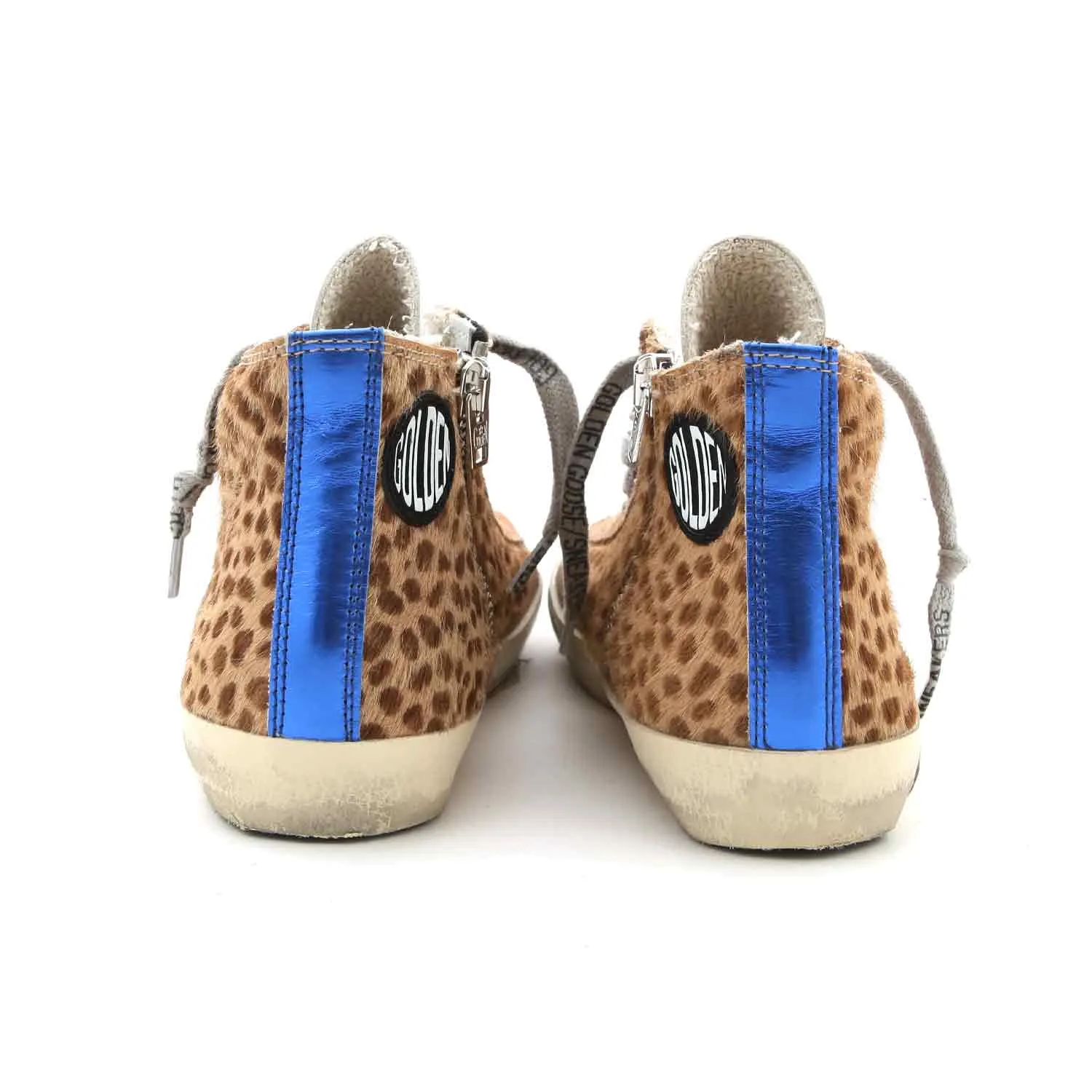 Golden Goose Leopard Francy Sneakers For Teen Girls