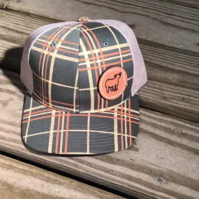 Green & Orange Cow Cap