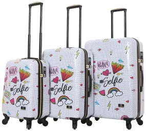 Halina Nikki Chu Whatever 3-Piece Luggage Set 