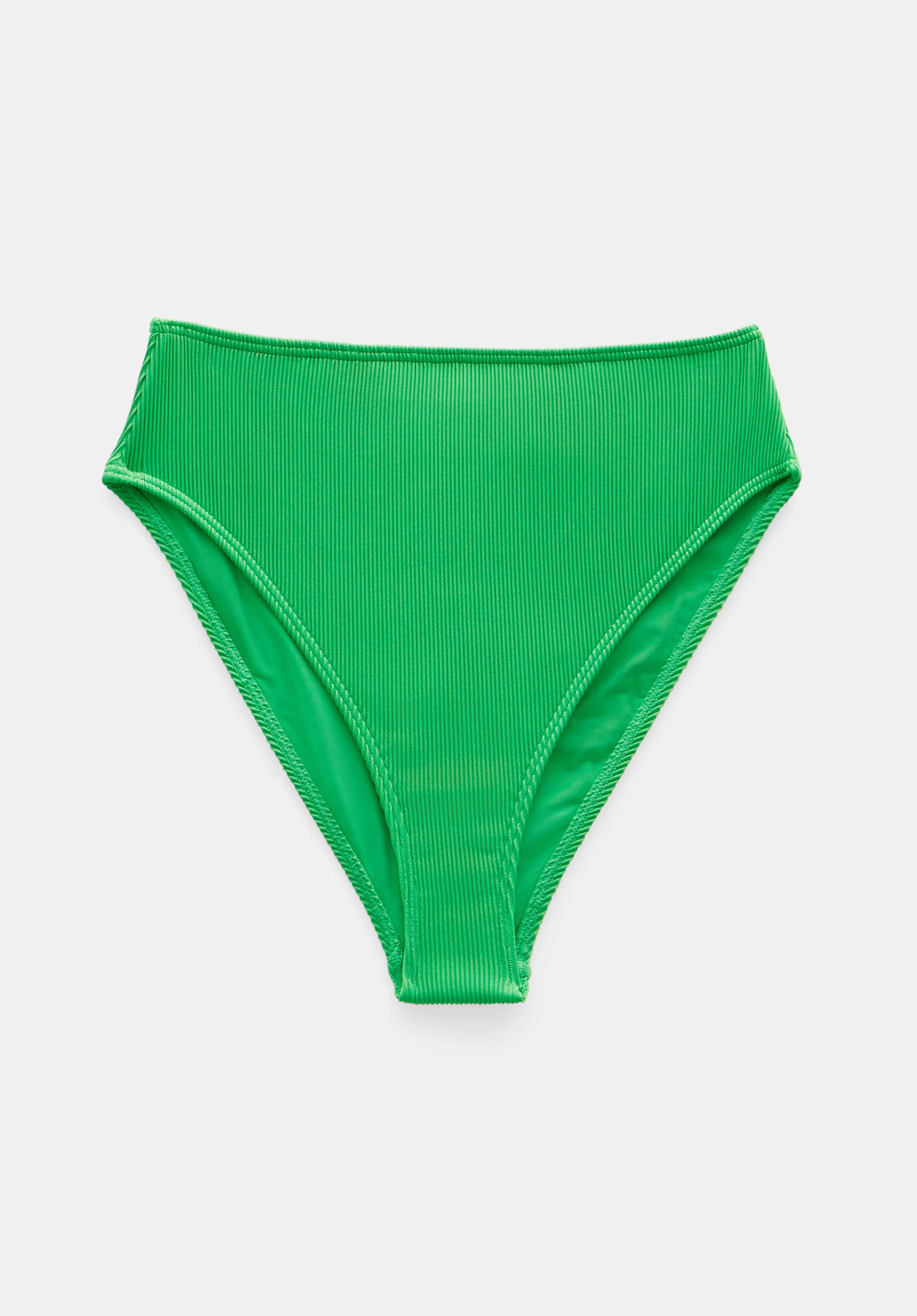 Harper High Waisted Rib Bikini Bottoms