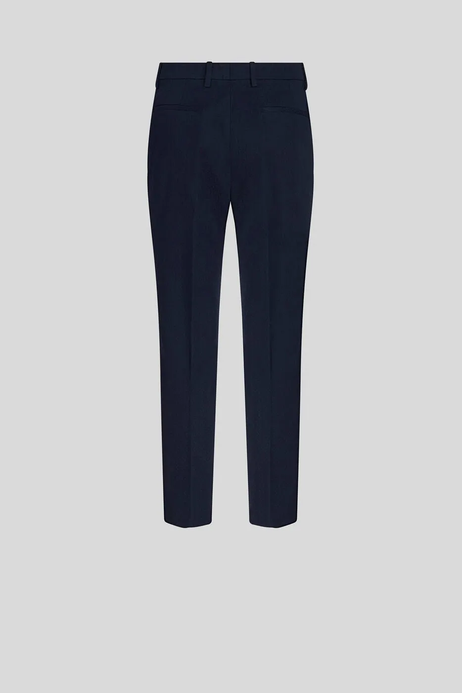 High Waist Cotton Trousers