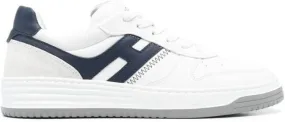 Hogan H630 logo-patch low-top sneakers White