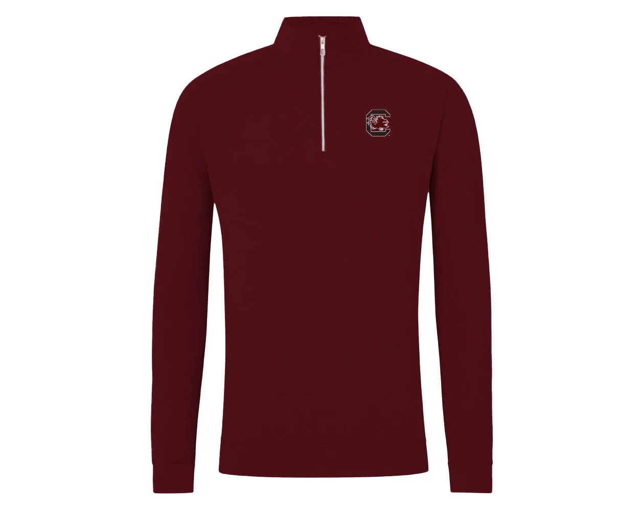 Holderness and Bourne Gamecock Pullover: Garnet with Block C