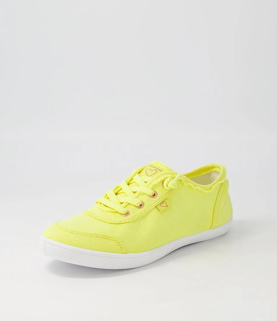 I LOVE BILLY Mynka Lemon Canvas Sneakers