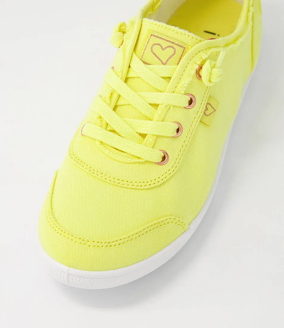 I LOVE BILLY Mynka Lemon Canvas Sneakers