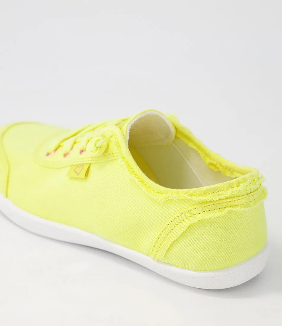 I LOVE BILLY Mynka Lemon Canvas Sneakers